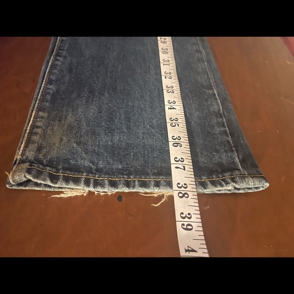 Vintage Y2K Abercrombie & Fitch Distressed Classic Straight Cut Denim Jeans - Picture 6 of 9